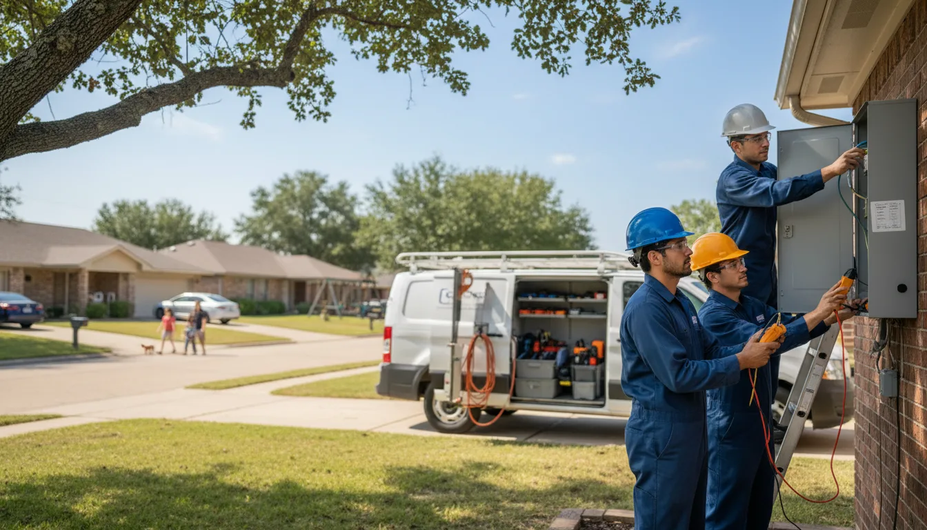 Certified electrician providing emergency electrical services in Villanueva, NM